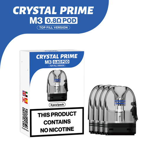 Crystal Prime M3 Replacement Pods (Pack of 4)
