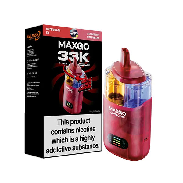 RELX Maxgo Combo 33K Puffs Prefilled Pod Kit