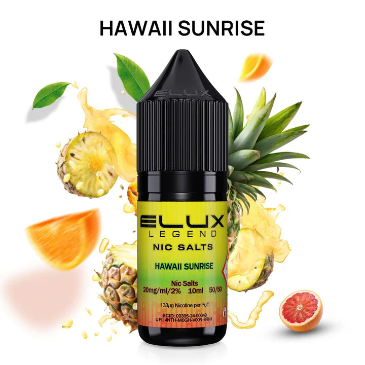 Hawaii Sunrise Elux Legend Nic Salt 10ml