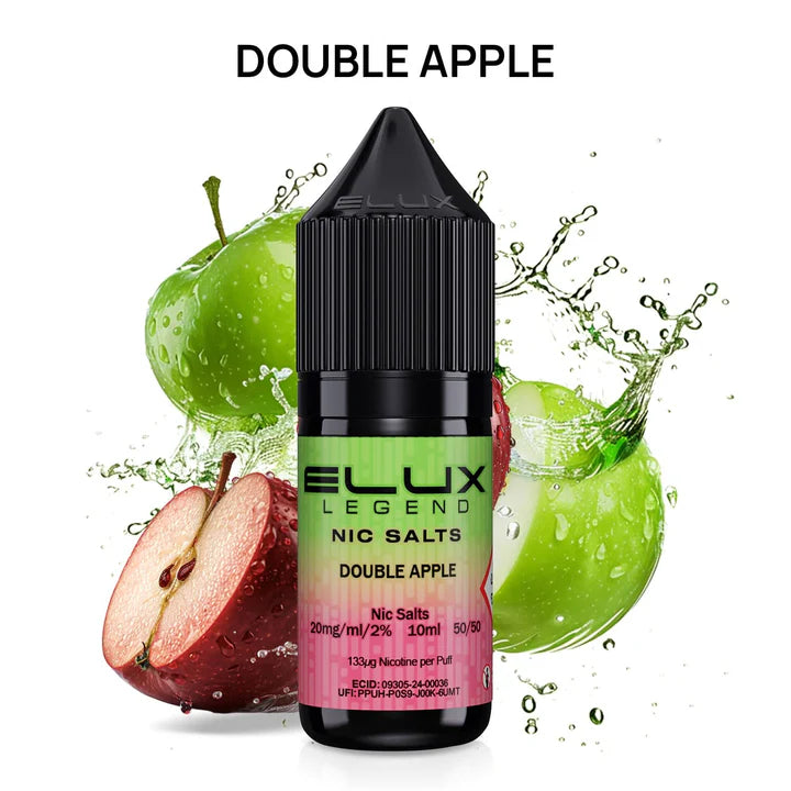 Double Apple Elux Legend Nic Salt 10ml