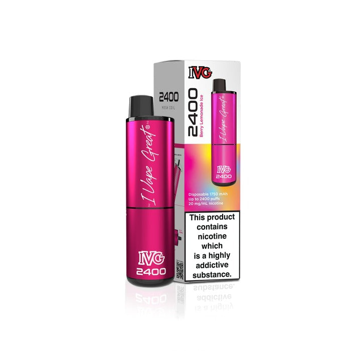 IVG 2400 Disposable Vape Kit Box Of 5 only £48