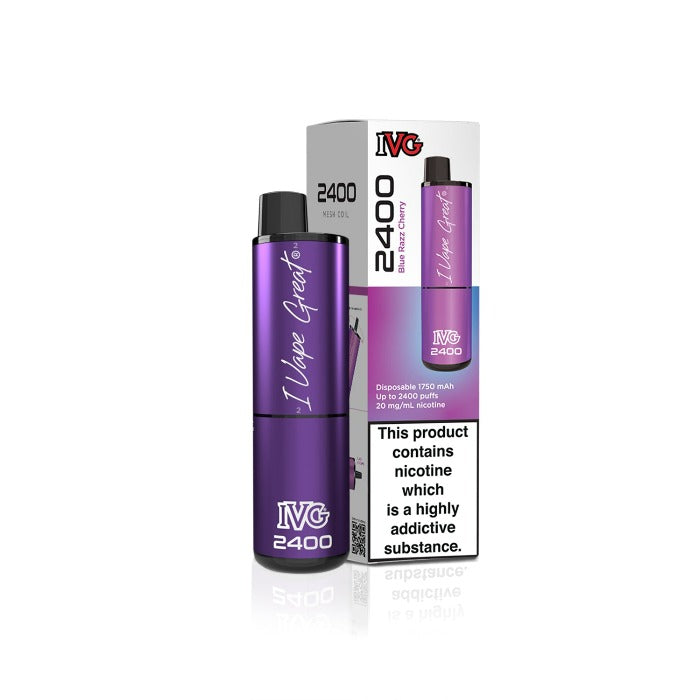 IVG 2400 Disposable Vape Kit Box Of 5 only £48