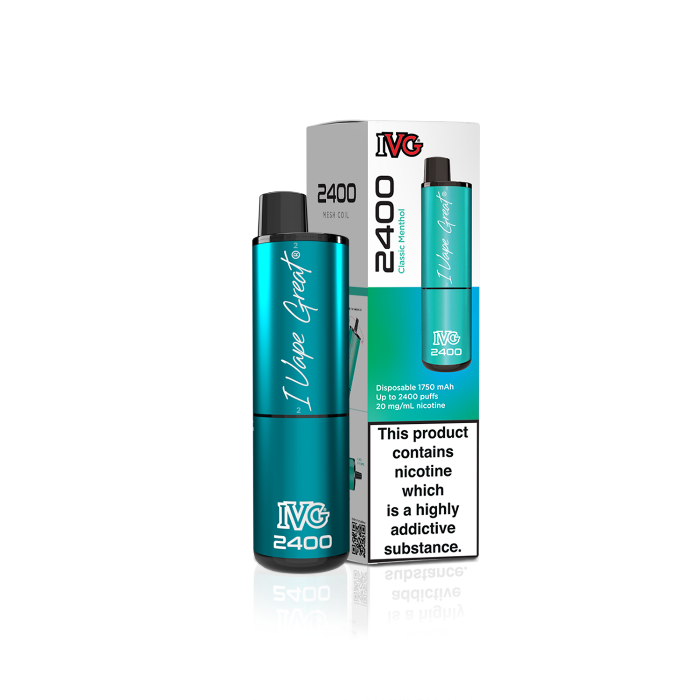 IVG 2400 Disposable Vape Kit Box Of 5 only £48