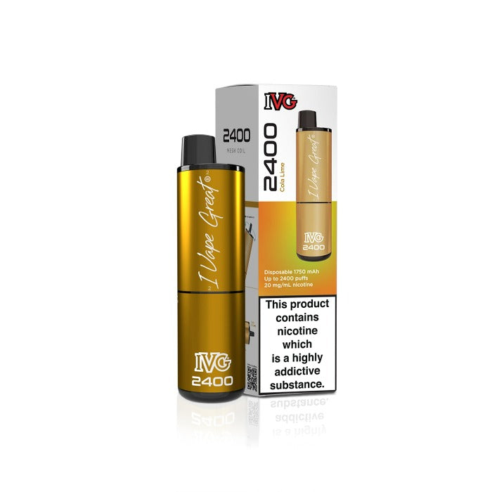 IVG 2400 Disposable Vape Kit Box Of 5 only £48