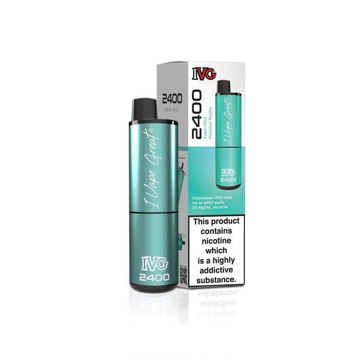 IVG 2400 Disposable Vape Kit Box Of 5 only £48