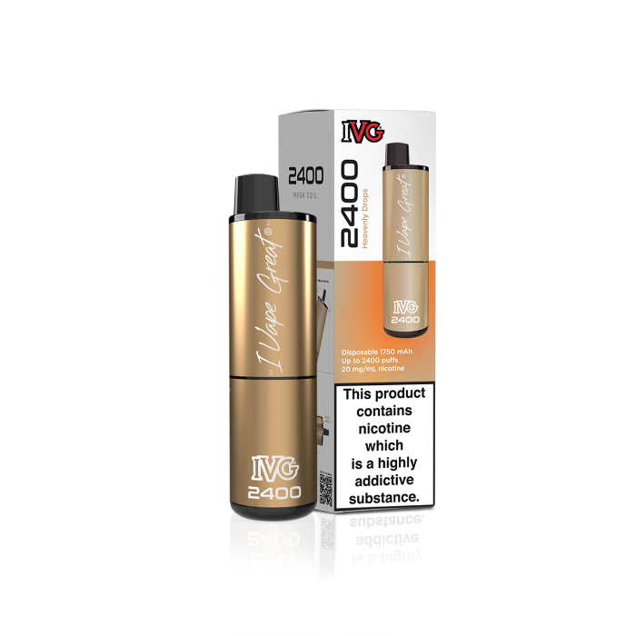 IVG 2400 Disposable Vape Kit Box Of 5 only £48