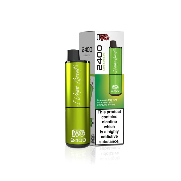 IVG 2400 Disposable Vape Kit Box Of 5 only £48