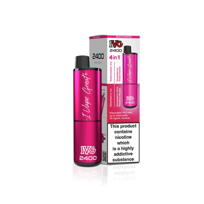 IVG 2400 Disposable Vape Kit Box Of 5 only £48