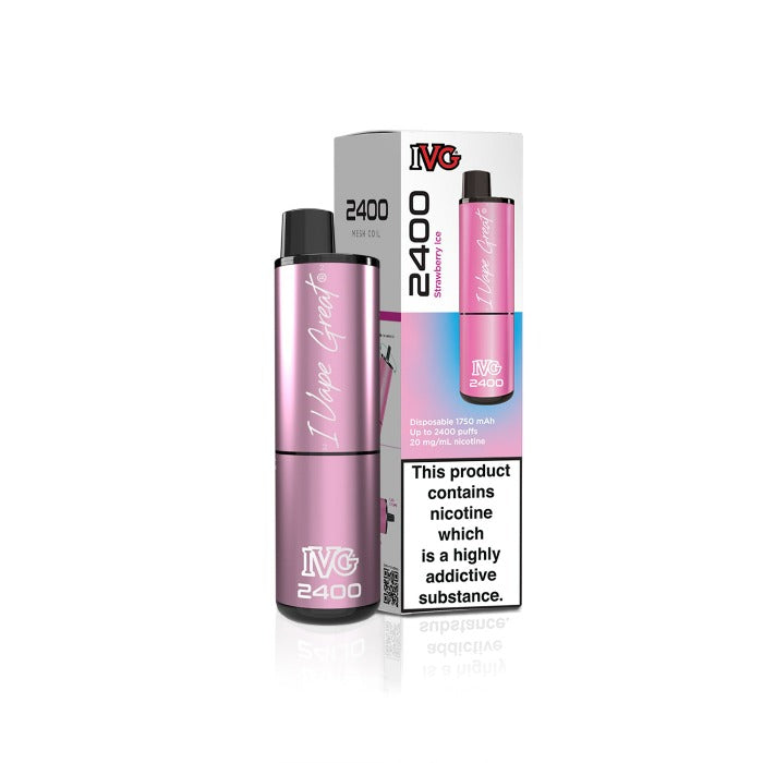 IVG 2400 Disposable Vape Kit Box Of 5 only £48