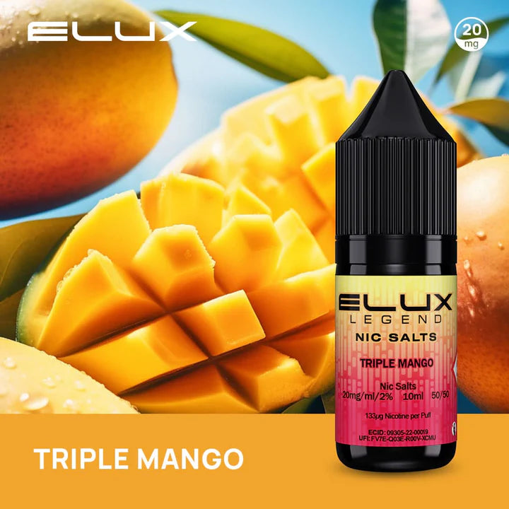 Triple Mango Elux Legend Nic Salt 10ml