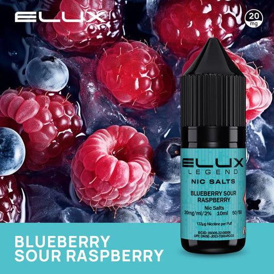 Blueberry Sour Raspberry Elux Legend Nic Salt 10ml