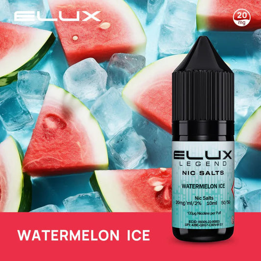 Watermelon Ice Elux Legend Nic Salt 10ml