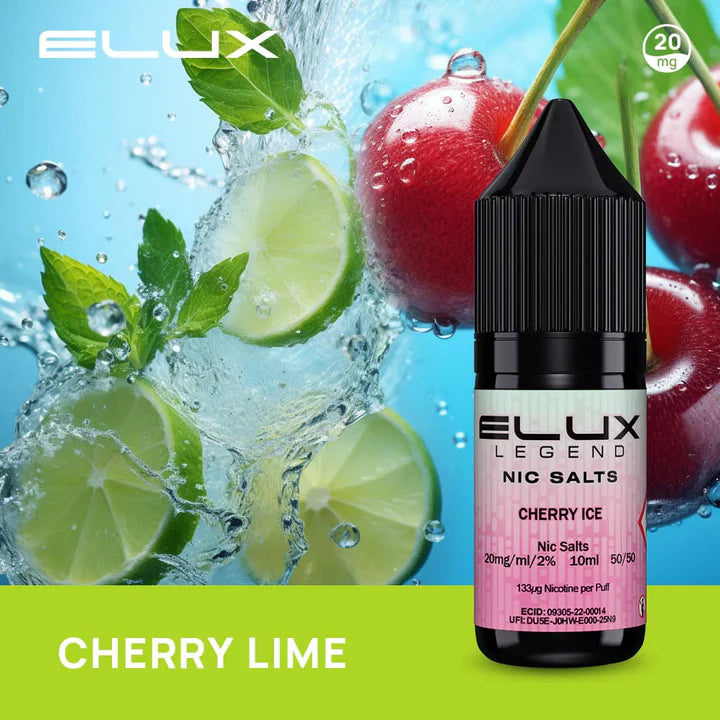 Cherry Lime Elux Legend Nic Salt 10ml