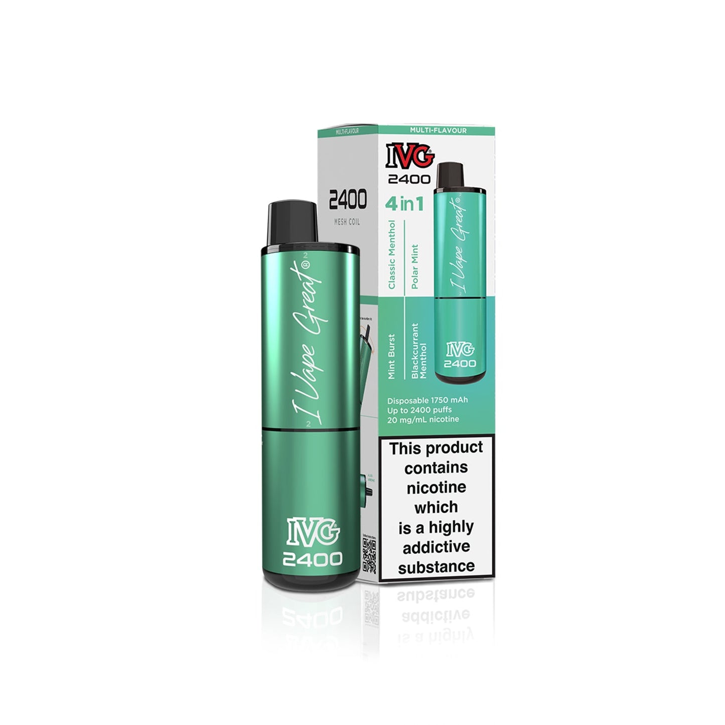IVG 2400 Disposable Vape Kit Box Of 5 only £48