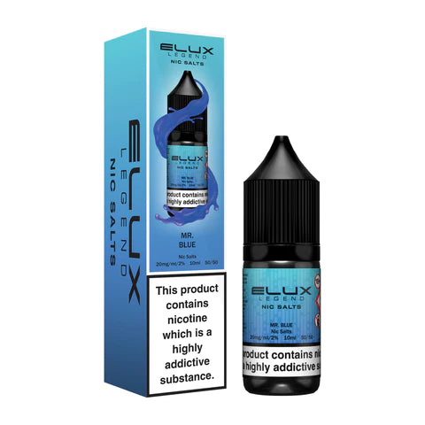 MR Blue Elux Legend Nic Salt-10ml (Buy One Get One Free) MR Blue Elux Legend Nic Salt-10ml (Buy One Get One Free)