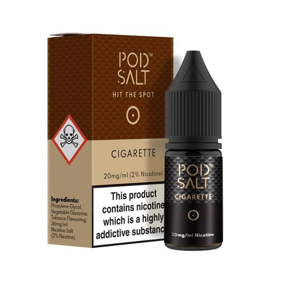 Cigarette 20mg Nic Salt E-Liquid By Pod Salt