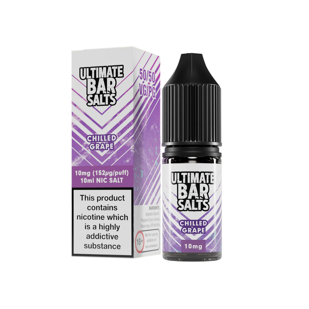 Chilled Grape Nic Salt E-Liquid By Ultimate Bar Salts