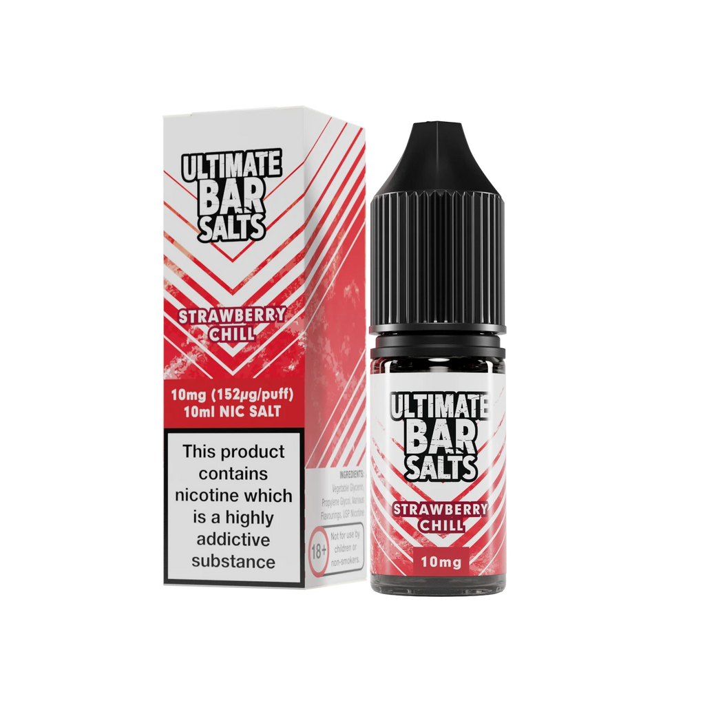 Strawberry Chill Nic Salt E-Liquid By Ultimate Bar Salts