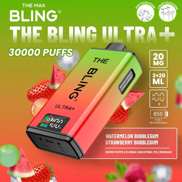 The Bling Ultra Plus 30K Prefilled Vape Pod Kit