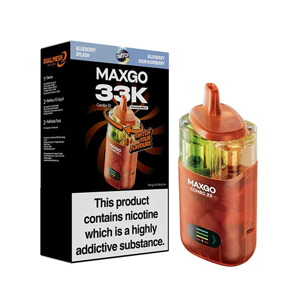 RELX Maxgo Combo 33K Puffs Prefilled Pod Kit