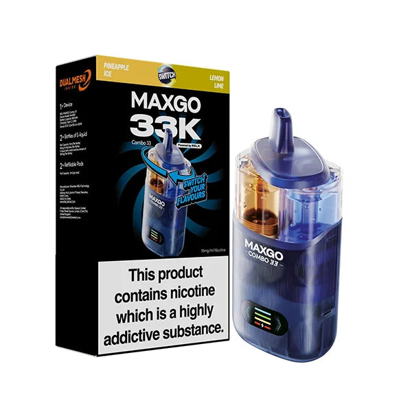 RELX Maxgo Combo 33K Puffs Prefilled Pod Kit