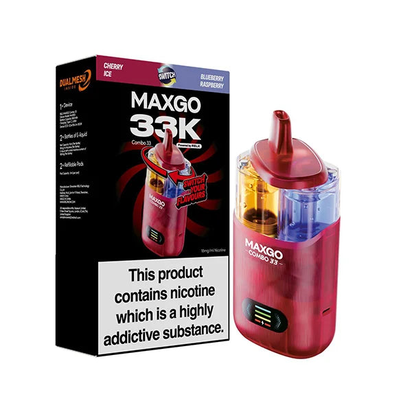 RELX Maxgo Combo 33K Puffs Prefilled Pod Kit