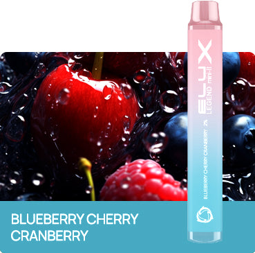 Blueberry Cherry Cranberry Elux Legend Mini II Disposable Vape