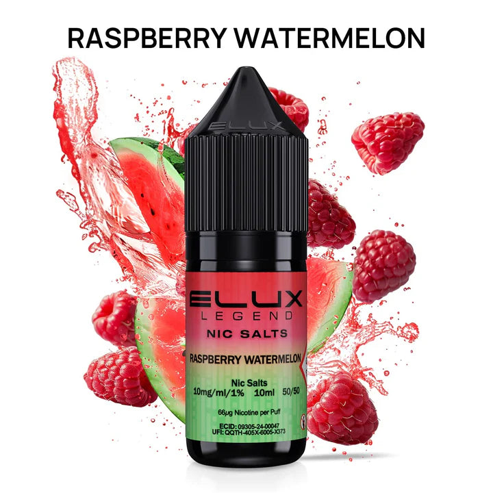 Raspberry Watermelon Elux Legend Nic Salt 10ml