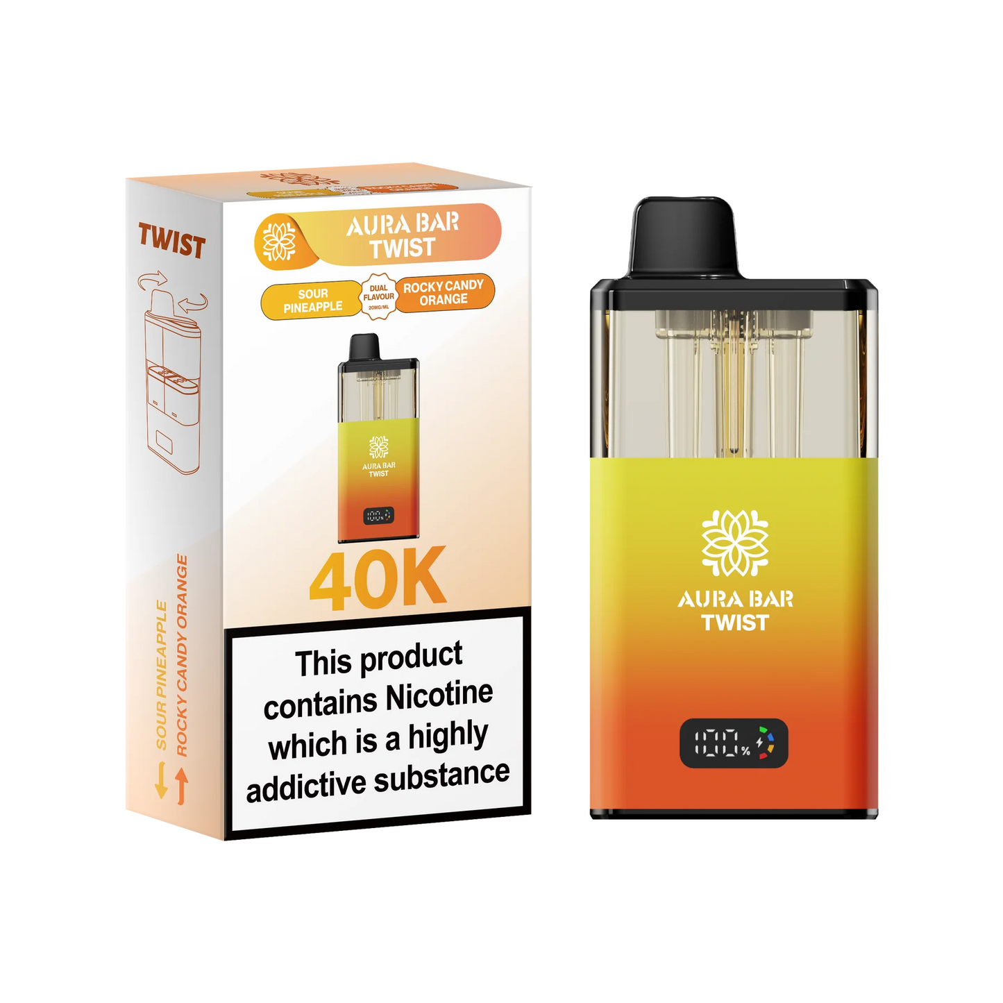 Aura Bar Twist 40K Prefilled Pod Kit