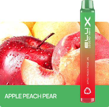 Apple Peach Pear Elux Legend Mini II Disposable Vape