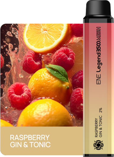 Raspberry Gin & Tonic Elux ENE Legend 3500 Mesh Disposable