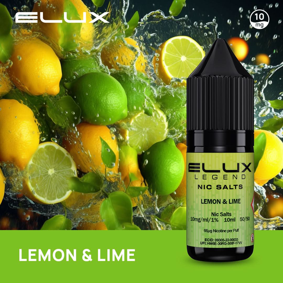 Lemon & Lime Elux Legend Nic Salt 10ml