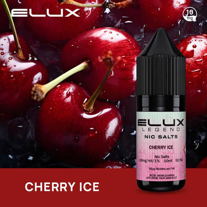 Cherry Ice Elux Legend Nic Salt 10ml