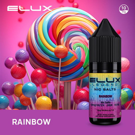 Rainbow Elux Legend Nic Salt-10ml (Buy One Get One Free)