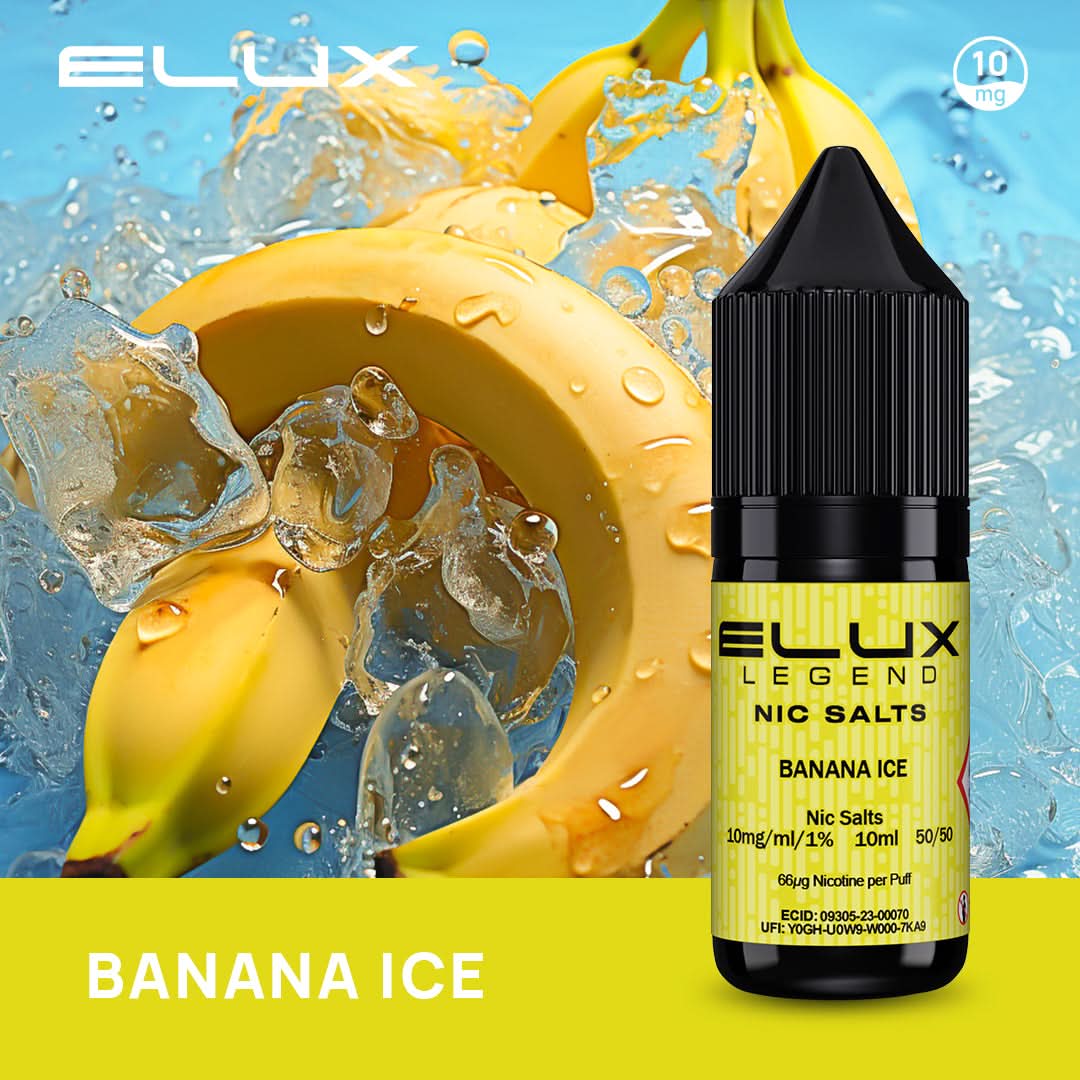 Banana Ice Elux Legend Nic Salt 10ml