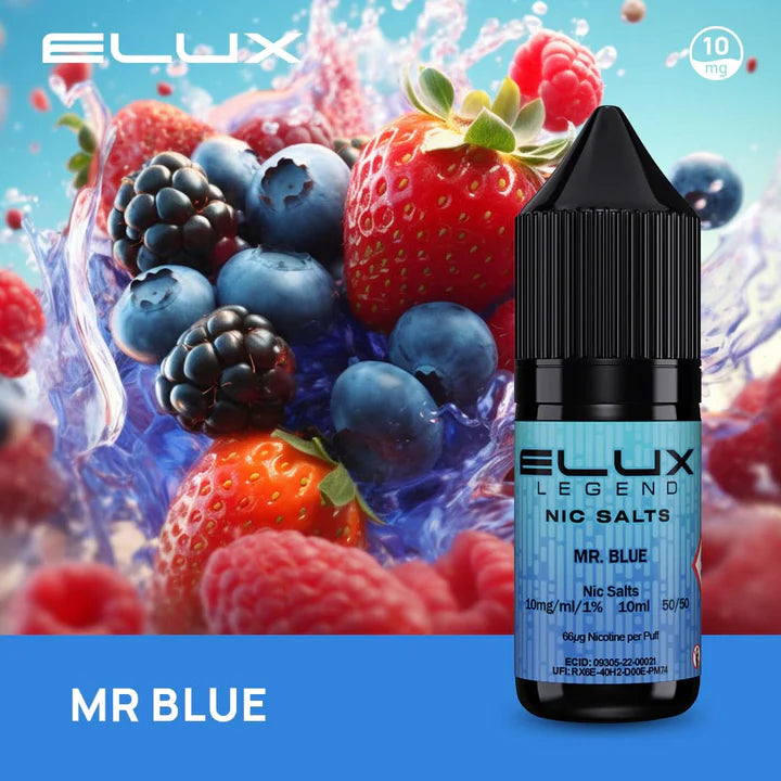 Mr Blue Elux Legend Nic Salt 10ml