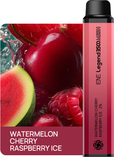 Watermelon Cherry Raspberry Ice Elux ENE Legend 3500 Mesh Disposable