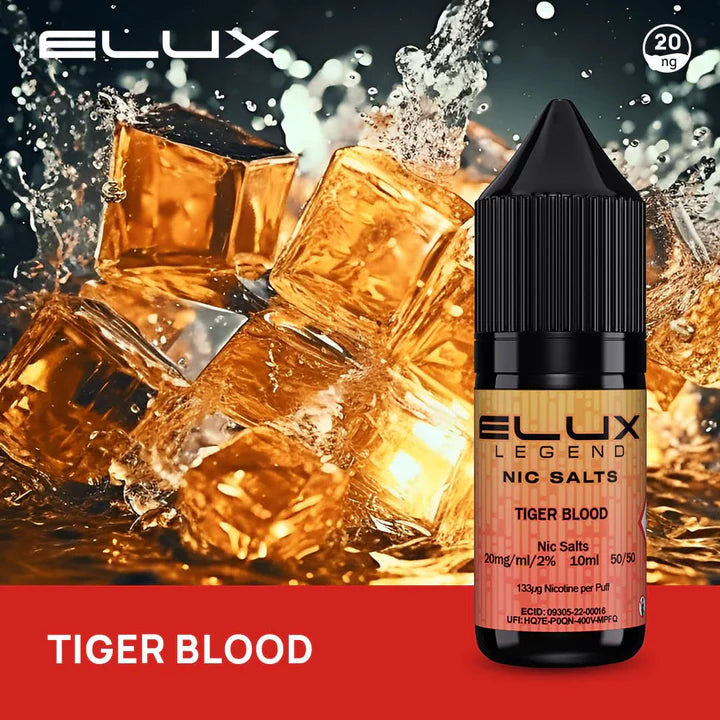 Tiger Blood Elux Legend Nic Salt 10ml