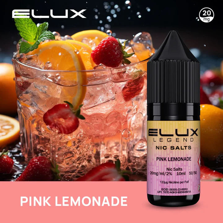 Pink Lemonade Elux Legend Nic Salt 10ml