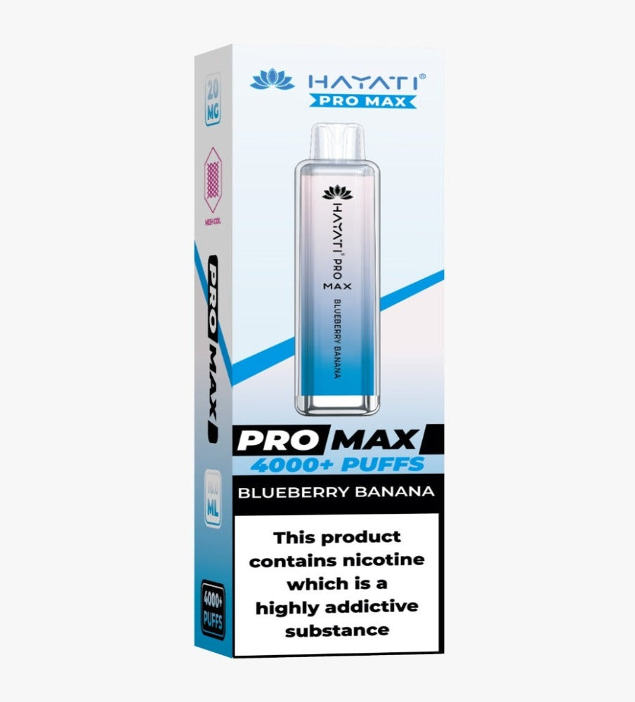 Blueberry Banana Hayati Pro Max Disposable Vape