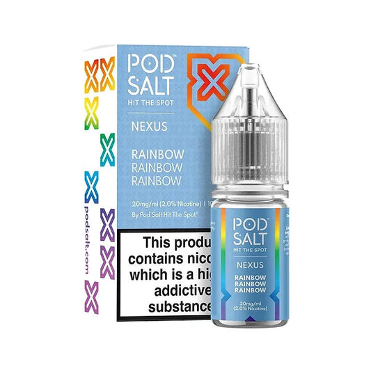 Rainbow Nexus Nic Salt E-Liquid By Pod Salt