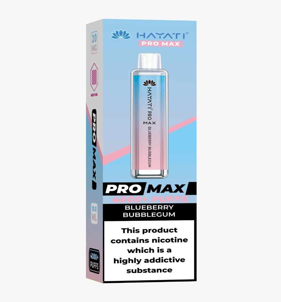 Blueberry Bubblegum Hayati Pro Max Disposable Vape