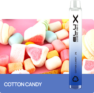 Cotton Candy Elux Legend Mini II Disposable Vape