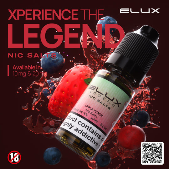 Apple Peach Nic Salt E-Liquid By Elux Legend