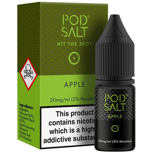 Apple Nic Salt E-Liquid By Pod Salt