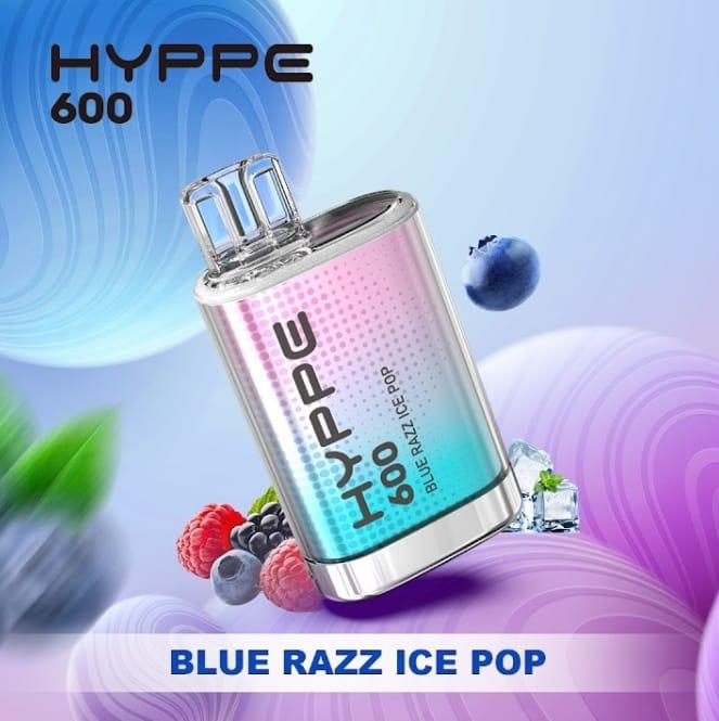 Blue Razz Ice Pop Hyppe Disposable Vape