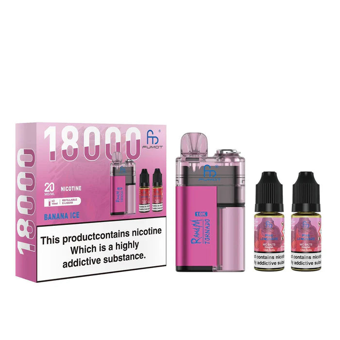 Fumot RandM Tornado 18K Prefilled Kit
