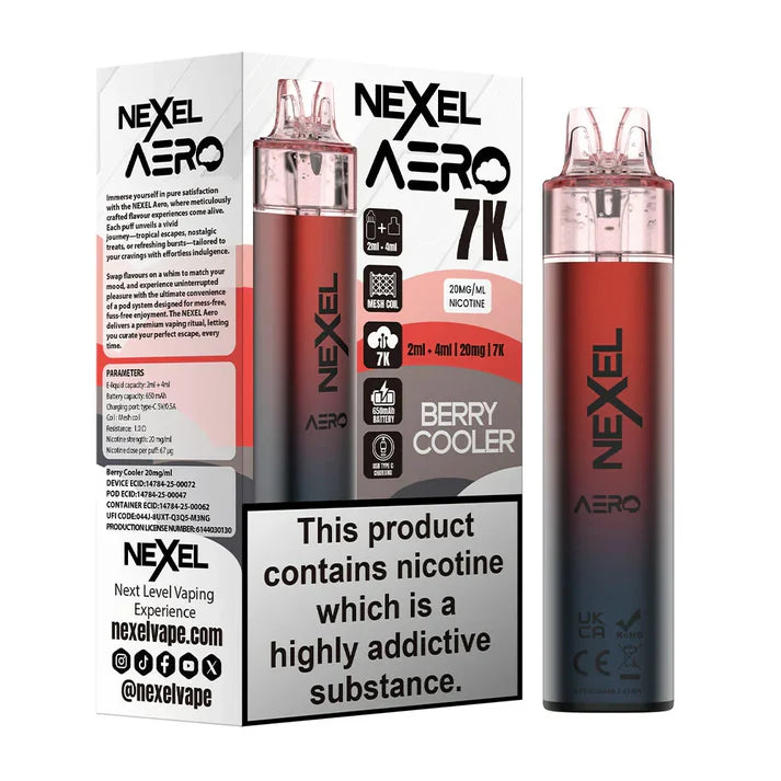 Nexel Aero 7K Prefilled Pod Kit