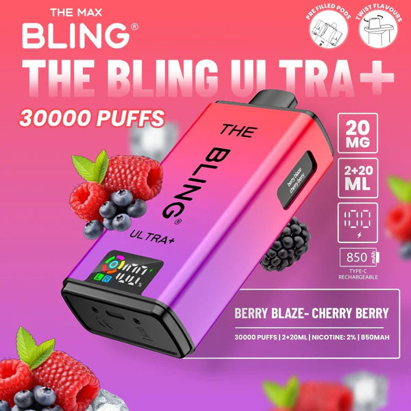 The Bling Ultra Plus 30K Prefilled Vape Pod Kit