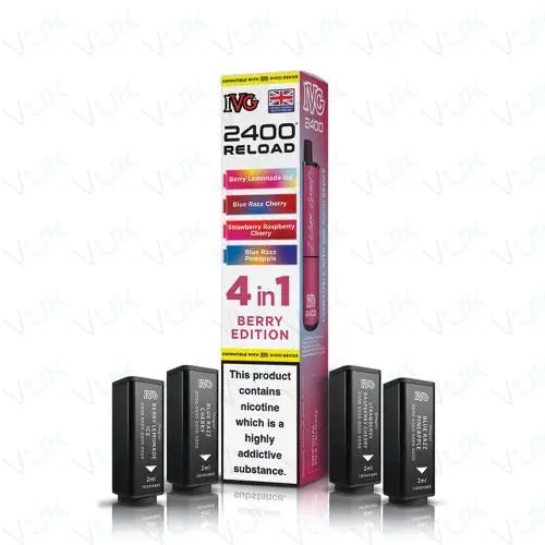 IVG 2400 Multi Flavour Edition Prefilled Pods